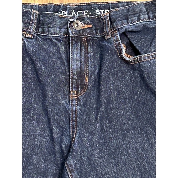 Children's Place Lot Of 3 Kids Sz 12 Jeans Unisex Bootcut Straight Adj Waist - Picture 5 of 14